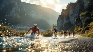 à guingamp, patrice le diguerher explore le triathlon sous un angle inédit, offrant une nouvelle perspective depuis l'autre côté du terrain.