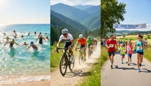 découvrez le triathlon d'enghien, un événement convivial spécialement conçu pour les familles, alliant sport et bonne humeur. participez à une journée unique à rtbf actus.