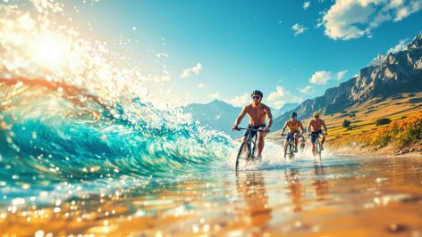 découvrez la transbaule, une aventure unique mêlant sable et vélo, où passion et effort se rencontrent pour traverser des paysages étonnants à bicyclette.