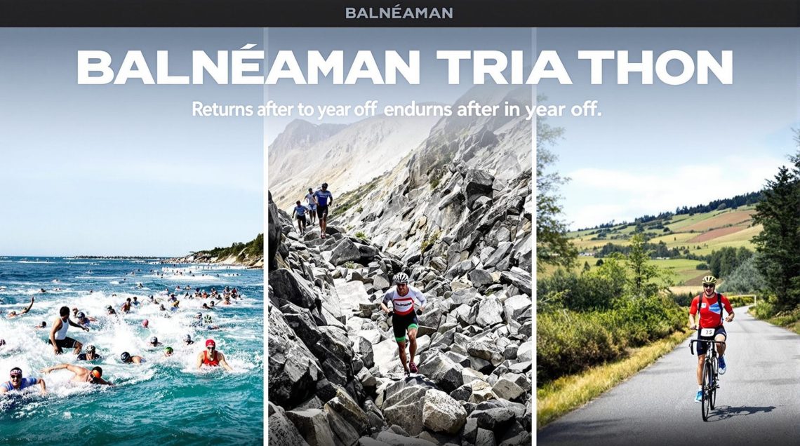 après une année de pause, le triathlon du balnéaman revient en force, rassemblant 475 passionnés de sport et d'endurance pour une édition mémorable. ambiance festive et défis sportifs garantis !