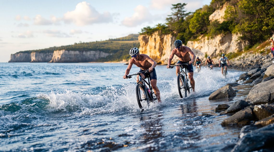 découvrez l'effervescence à desvres avec le triathlon ugsel, combinant natation, vtt et course à pied pour un événement sportif unique et dynamique.