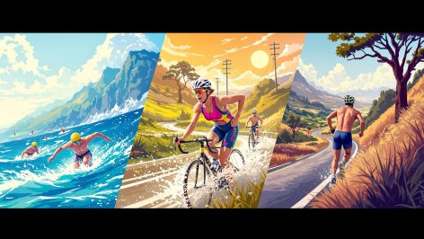 découvrez les stratégies du triathlon avec une réduction du nombre de compétitions et un objectif ambitieux de podium mondial pour la fin de saison.